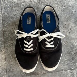Keds Black and White Canvas Sneakers